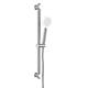 Adjustable Shower Slide Bar Stainless Steel Shower Riser Rail Wall Mounted Shower Slider Rail with Adjustable Shower Head Holder, Handheld Shower, Shower Hose