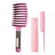 Hair Comb Hair Combs Creative 3-piece Hair and Beard Combs for Curly Hair and Fine Hair Simple Handmade Hairbrushes for Men and Women Home Use Hair Style Comb (Color : D)