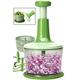 GProME Manual Food Processor -Salsa Maker Hand Chopper Blender As Seen On TV- Meat Masher Mincer-Salad Spinner -Onion Chopper & Dicer for Baby Food, Salad, Herbs, Garlic,,BPA Free(Large)