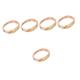 PACKOVE 5pcs Enamel Bracelet Trendy Bracelets Women Vintage Women Bracelet Gifts Bride Accessories Crystals Bracelet Women’s Jewelry Bangle Bracelet Dinner Party Alloy Wedding Decorate