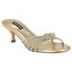 Nine West Women's Glitzy Heeled Sandal, Gold 710, 3.5 UK