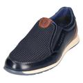 Slipper BUGATTI Gr. 42, blau Herren Schuhe Slipper