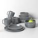 AllModern Burdick 16 Piece Dinnerware Set, Service for 4 Ceramic/Earthenware/Stoneware in Gray | Wayfair 9A1D9DE6C5CF4F77BA5C5858282270E9