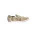 Seavees Flats: Ivory Color Block Shoes - Women's Size 7 1/2 - Almond Toe