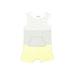 Lamaze Short Sleeve Outfit: Yellow Stripes Tops - Size 24 Month