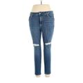 Old Navy Jeggings - High Rise: Blue Bottoms - Women's Size 14 Petite