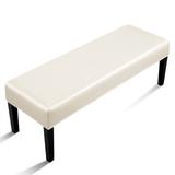 Latitude Run® Box Cushion Bench Slipcover Faux Leather | 4.7 H x 54 W in | Wayfair 1A3BDD3C8AF848C0A77E79CBFCEA4A49