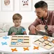 Jeu de société en bois Coussins Carpenter Tic Tac Parker jouet de table cadeaux pour enfants