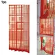 Rideaux transparents en tulle rouge 2m x 1m pour salon chambre à coucher fenêtre lavage en