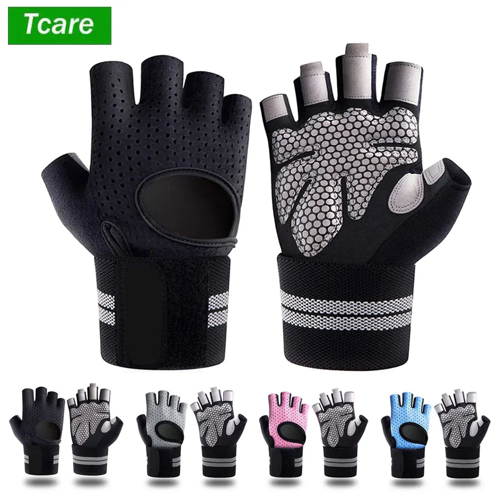WePackage-Gants de levage pour hommes et femmes, gants de musculation, protecteur de poignet non ald, entraînement de gym, musculation, Crossfit, haltère, sport, 1 paire
