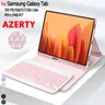 Étui clavier AZERTY pour Samsung Tab A9 + A9 Plus A8 10.5 A7 10.4 Tab S9 FE S8 X700 S7 T870 11 Dock