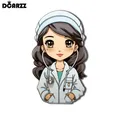 DCARZZ-Broche Médicale pour Femme Médecin Infirmière Interrupteur Dessin Animé Revers Sac à