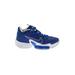 Nike Sneakers: Athletic Platform Casual Blue Print Shoes - Women's Size 6 1/2 - Round Toe