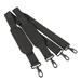 NUOLUX 2 Pcs Professional Instrument Case Straps Shoulder Straps Shoulder Belts (Black)