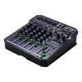 Radirus Mixing Console 6-Channel Audio Mixer with 16 DSP 48V Phantom Power BT Connection MP3 Player Recording Function 5V Power Supply Suitable for DJ Network Live Broadcast