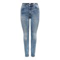 ONLY Damen Onlmila Hw Sk ANK Bb Bj13994 Noos Skinny Jeans, Hell Blau, 32W / 32L