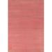 Light Pink Modern Gabbeh Oriental Area Rug Hand-Knotted Wool Carpet - 6'8"x 9'5"