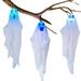 Halloween Hanging Ghosts 27.5 Inches 3 Cute Flying Ghost Windsock for Front Yard Patio Lawn