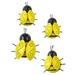 4Pcs Metal Bee Wall Art Wall Bee Hanging Wall Decoration Lawn Art Fence Wall Decoration