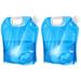 2pcs Portable Water Storage Bags Outdoor Water Bags Collapsible Water Bags (Blue)