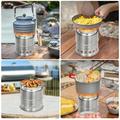 Lixada Outdoor furnace Picnic BBQ Burner Outdoor Picnic Stove Stove Burner Portable Stainless Steel Steel Wood Stove Outdoor Wood Stove Stove Stove Outdoor Picnic BBQ Portable Stove Burner Outdoor