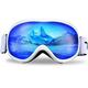 TOMSHOO ski goggles Snow Fit Over Fit Over UV Windproof Snow Fit Over UV Non-Slip Non-Slip Men Women UV Non-Slip Men