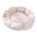 VANLOFE Plush Pet Beds for Pets Soft Big Plush Cushion Washable Dog Beds Self-Warming Sleeping Bed for Cats 40*40cm/15.7*15.7in Beige
