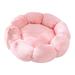 VANLOFE Plush Pet Beds for Pets Soft Big Plush Cushion Washable Dog Beds Self-Warming Sleeping Bed for Cats 40*40cm/15.7*15.7in Pink