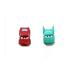 Bundle of 2 | Disney and Pixar Cars 2-inch Minis Series 1 | Collectible Toy Metal Cars | Lightning McQueen & Flo