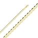 20 in. 14K Yellow Gold 5.5 mm Wide Flat Mariner Chain