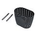 Kids Bicycle Basket Bike Basket Thickened Plastic Wear Resistant and Durable Children s Bicycle Stroller Shopping Hanging Basket Accessories for Boy Girls Black