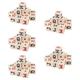 75 Pcs Poker Dice Toy Wear-resistant Poker Chips Craps Dice Board Game Dice Funny Game Dice Portable Dice Lovers