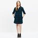 Madewell Dresses | Madewell Latitude Green And Black Flannel Dress 100% Cotton Ls Pockets Xxs | Color: Blue/Green | Size: Xxs