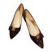 Kate Spade Shoes | Kate Spade Brown Patent Leather Leopard Print Low Heel Pumps Sz 8 Made In Brazil | Color: Black/Brown | Size: 8