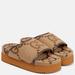 Gucci Shoes | New Gucci Jumbo Gg Monogram Jumbo Gg Slide Platform Sandals | Color: Brown | Size: 8