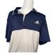 Adidas Shirts | Adidas Golf Two Tone Polo - Size Medium | Color: Blue/White | Size: M