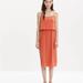 Madewell Dresses | Madewell Silk Overlay Cami Dress Burnt Copper Orange | Color: Orange | Size: 4