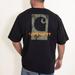 Carhartt Shirts | Carhartt Large Camo Logo Back, Black Loose Fit T Shirt. Size Xl- Tall | Color: Black | Size: Xlt