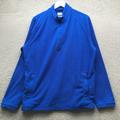Adidas Sweaters | Adidas Clima Warm 1/4 Zip Pullover Sweater Men's Large L Long Sleeve Pocket Blue | Color: Blue | Size: L