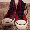 Converse Shoes | Converse Suede High Tops | Color: Red | Size: 8.5