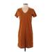 Universal Thread Casual Dress - Shift: Brown Dresses - Women's Size Small