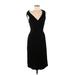 Boston Proper Casual Dress - Midi: Black Dresses - Women's Size 8