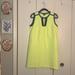 J. Crew Dresses | Neon J. Crew Dress Size 4 | Color: Blue/Yellow | Size: 4