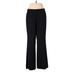 Elie Tahari Dress Pants - Mid/Reg Rise: Black Bottoms - Women's Size 8