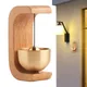 Sonnette d'Entrée Magnétique en Bois Décoration de Porte Vent Tendance Créatif Aimant de