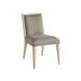 Tommy Bahama Home Sunset Key Nicholas Back Side Chair Wood/Upholstered in Gray/Green/Brown | 34.75 H x 20.25 W x 25.5 D in | Wayfair 01-0578-880-40