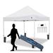 King Canopy Ares 10Ft by 10Ft Commercial Instant Pop up Canopy w/ Weight Bags Metal/Soft-top | 82 H x 116 W x 116 D in | Wayfair ARSTW10WH-B1