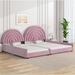 Mercer41 Kravitz Upholstered Platform Storage Bed Upholstered in Pink | 45.3 H x 79.1 W x 99.2 D in | Wayfair 3D26105A854E4F9C878C6120FD9DFC6D