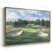 Wexford Home Golf Course Study III Framed On Canvas Print Canvas, Solid Wood | 25 H x 17 W x 2 D in | Wayfair CF08-2767864-FL301