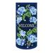 Arlmont & Co. Sabriana Double Sided 27.5" H x 12.5" W Polyester House Flag in Blue/Green | 27.5 H x 12.5 W in | Wayfair